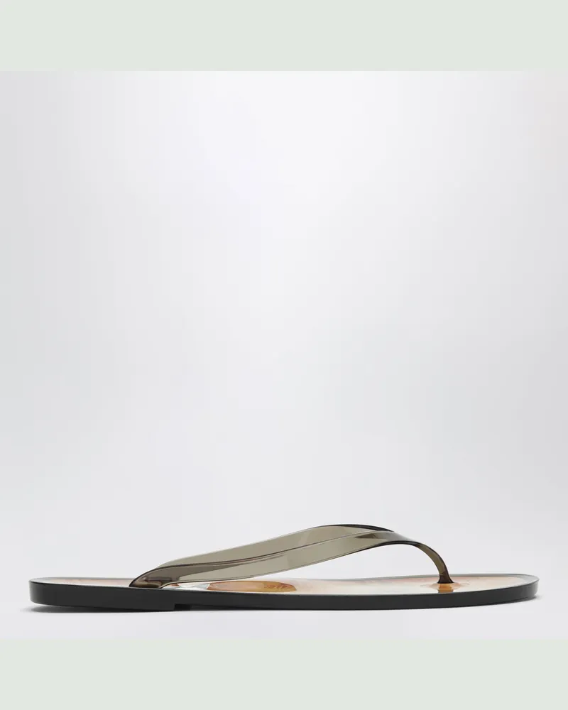 Christopher Esber Schwarz/amberfarbene Jo Zehentrenner-Sandalen Brown