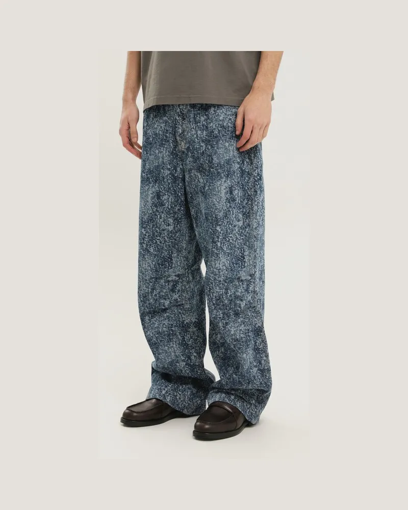 1989 STUDIO Pantaloni Marble Mastiff in Denim Hellblau
