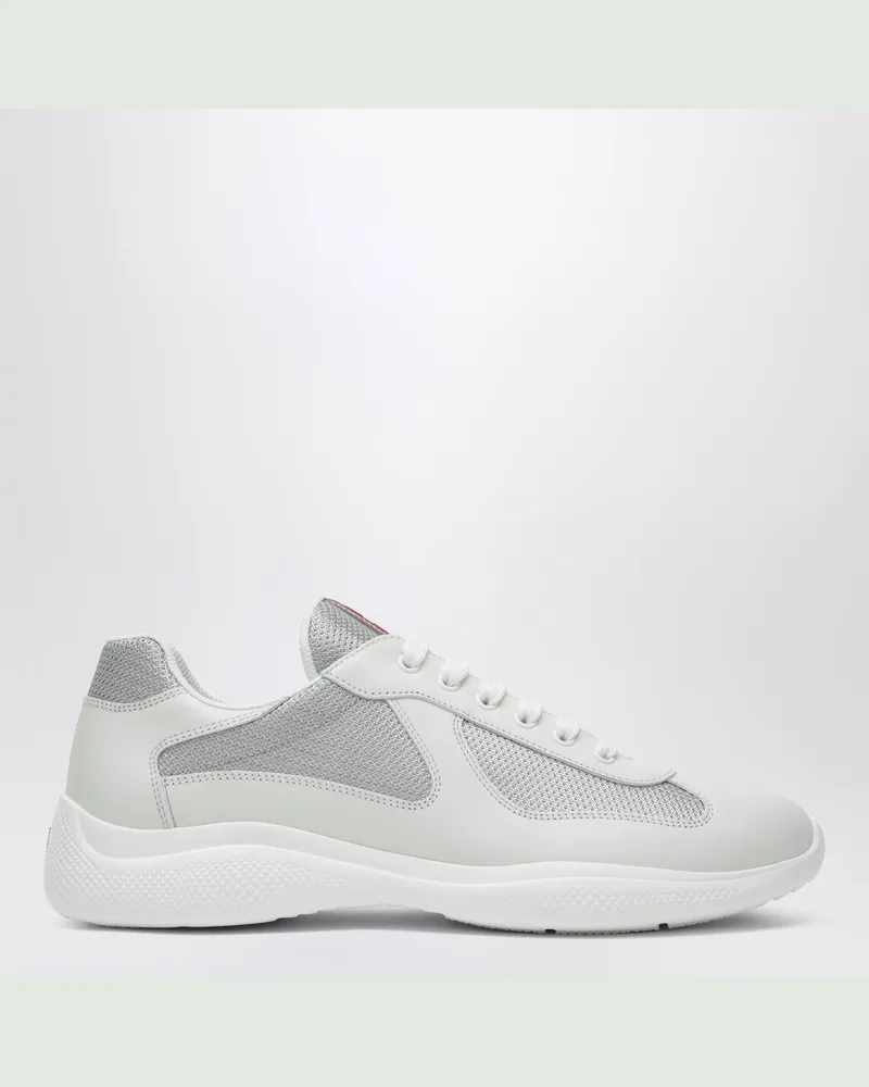 Prada Sneakers America's Cup in Weiß/Silber White