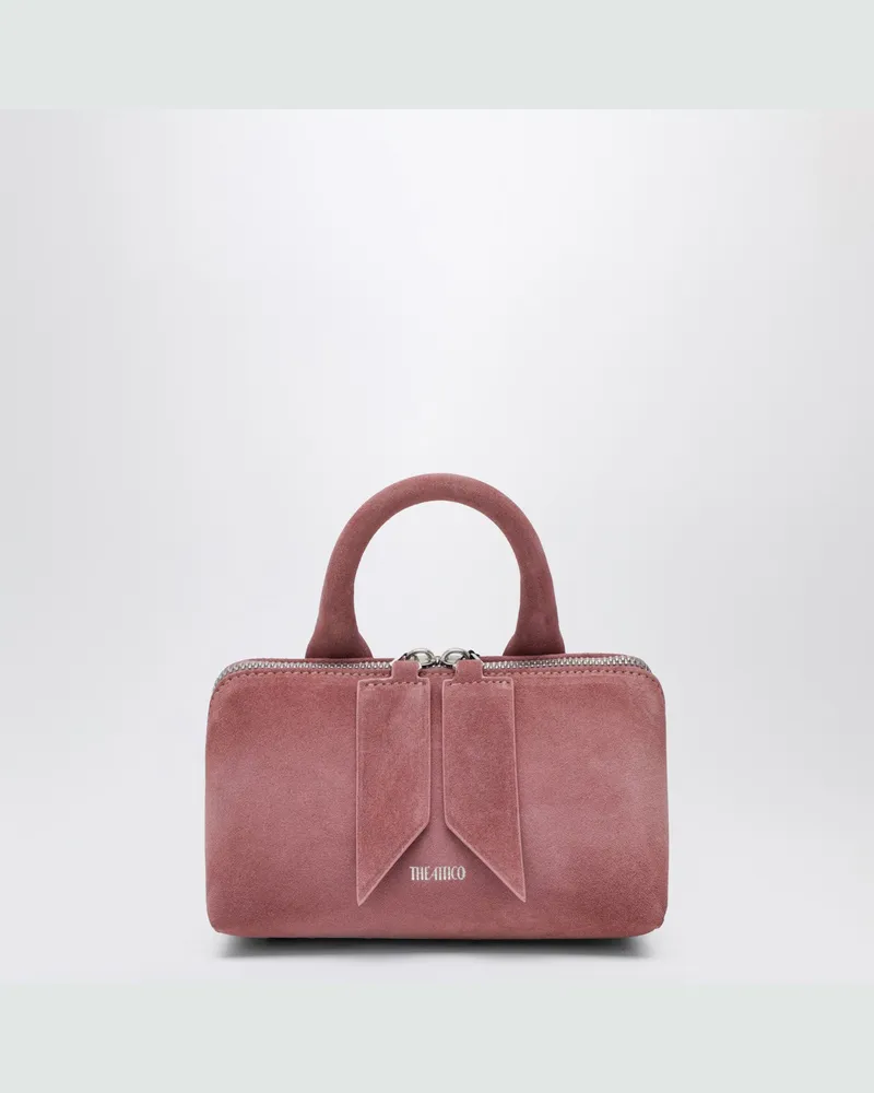 ATTICO Mini-Tasche Friday aus rosa Wildleder 
