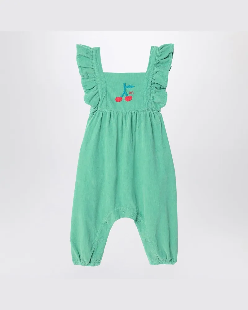BOBO CHOSES Grüner Strampler aus Cord Grün