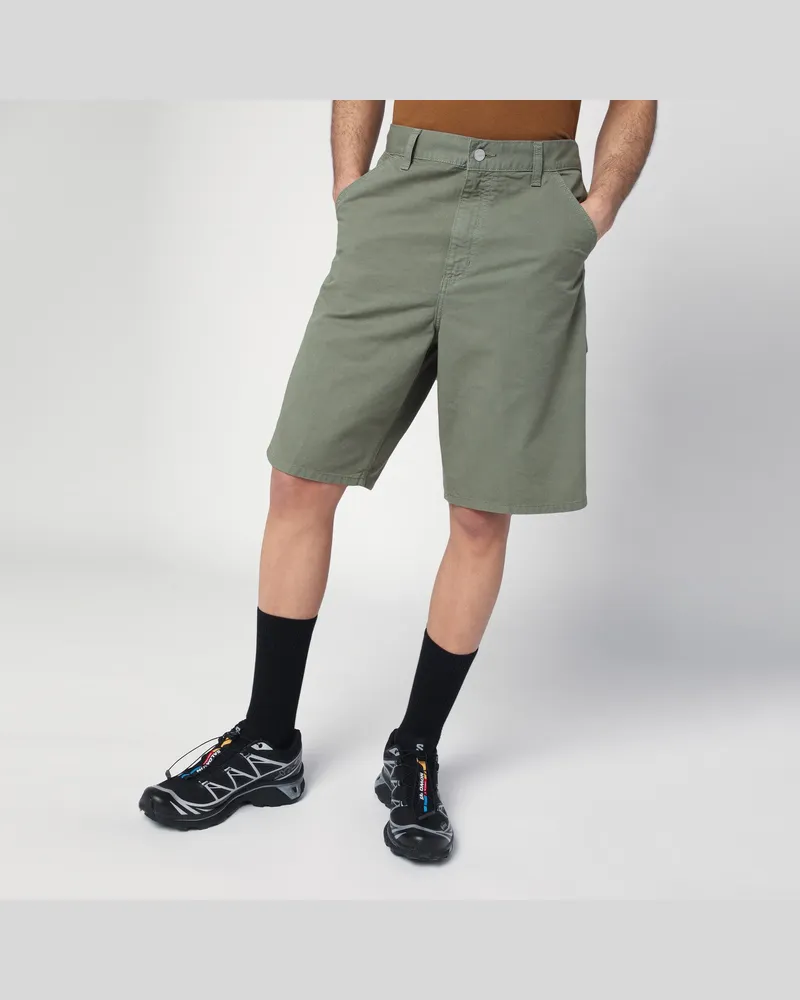 Carhartt WIP Single Knee Shorts Park green Green