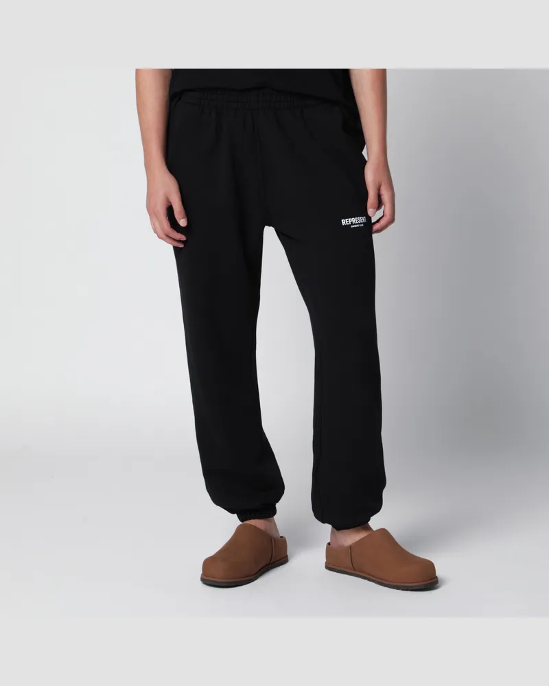 REPRESENT Schwarze Jogginghose aus Baumwolle Black