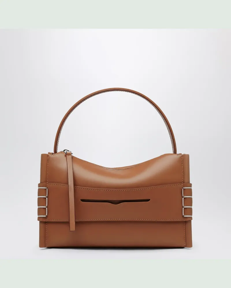 J.W.Anderson Handtasche Loafer aus Kalbsleder in Tan Brown