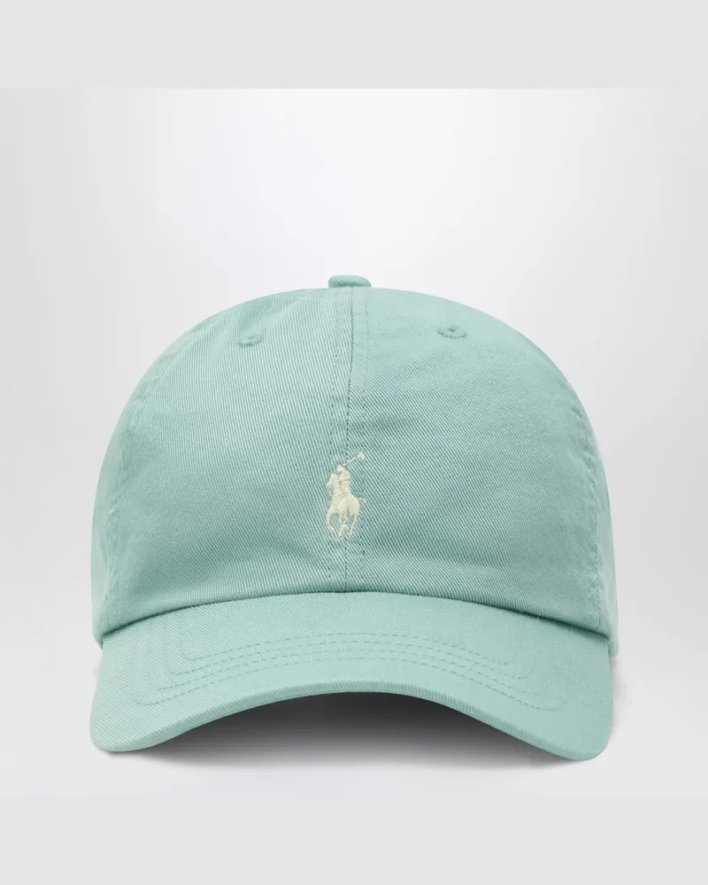 Ralph Lauren Aquamarinfarbene Baumwoll-Baseballkappe Green