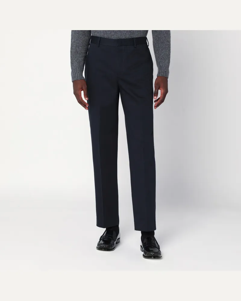 PT TORINO Marineblaue Hose aus Baumwolle 