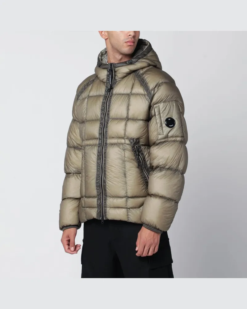 C.P. Company Felsenfarbene Jacke mit Reißverschluss Grau