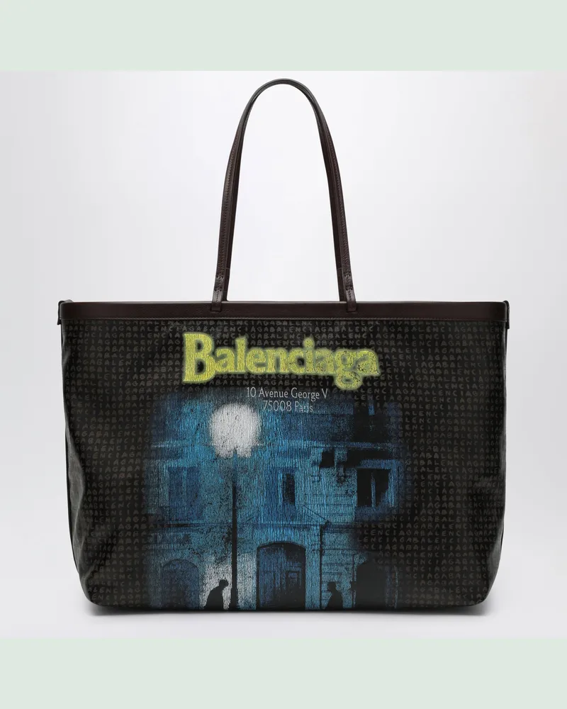 Balenciaga Große Tote-Bag Select aus Canvas in Schwarz Black