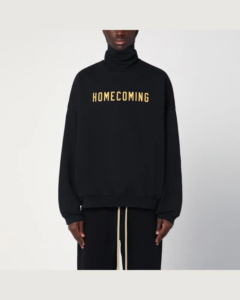 Fear of God Hochkragen schwarzes Homecoming Sweatshirt Black