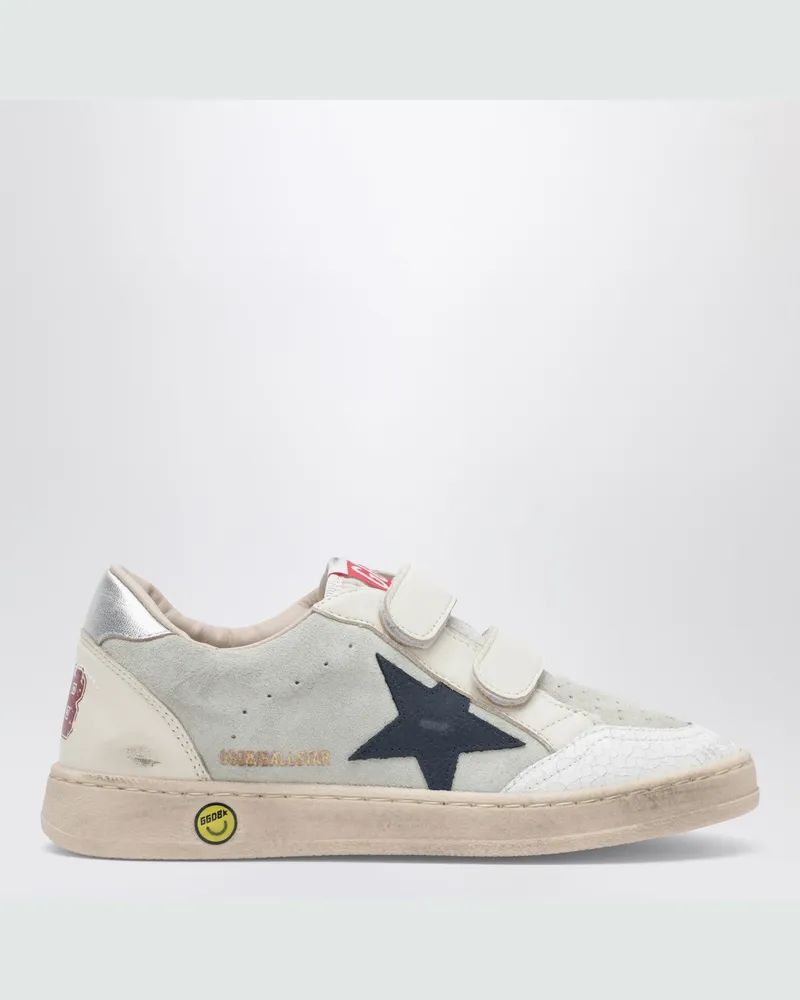 Golden Goose Sneaker Ball Star grau/weiß/beige/marineblau 