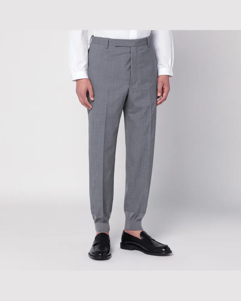 Prada Graue Jogginghose aus Wolle Grey