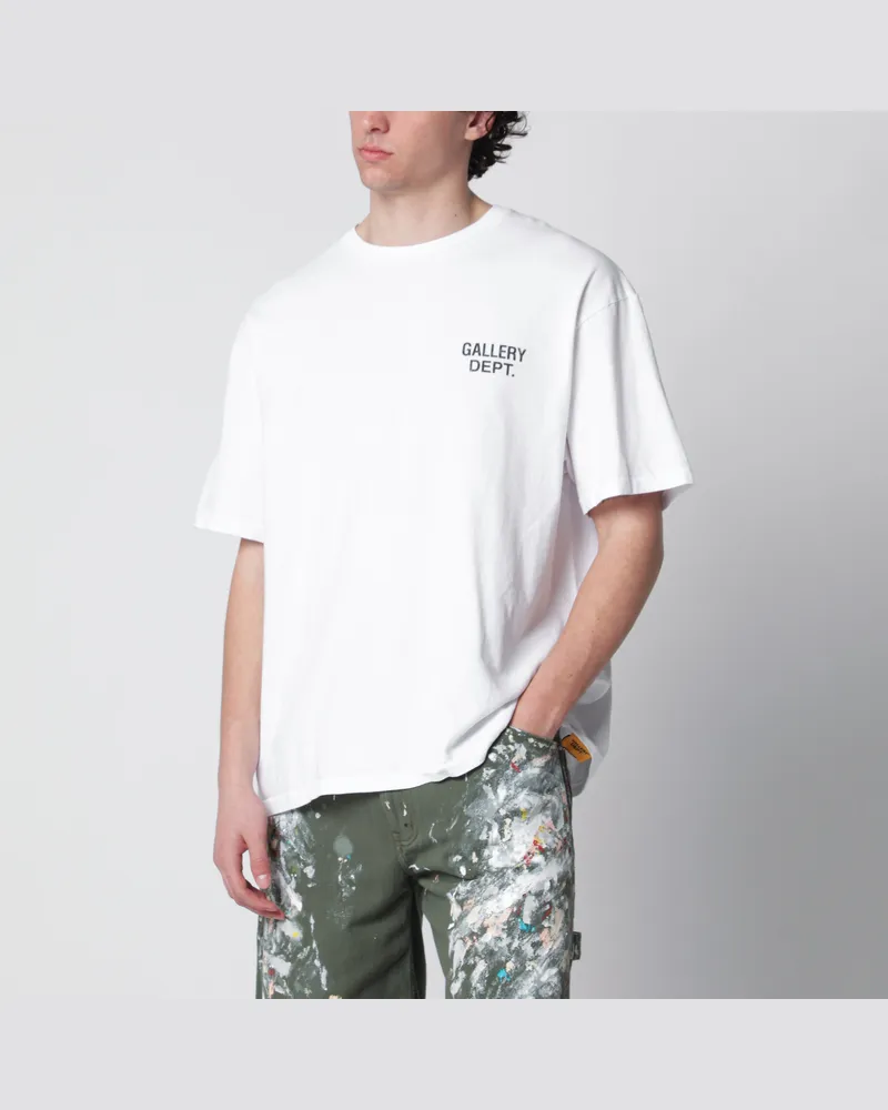 GALLERY DEPT. Weißes T-Shirt mit Logoprint White
