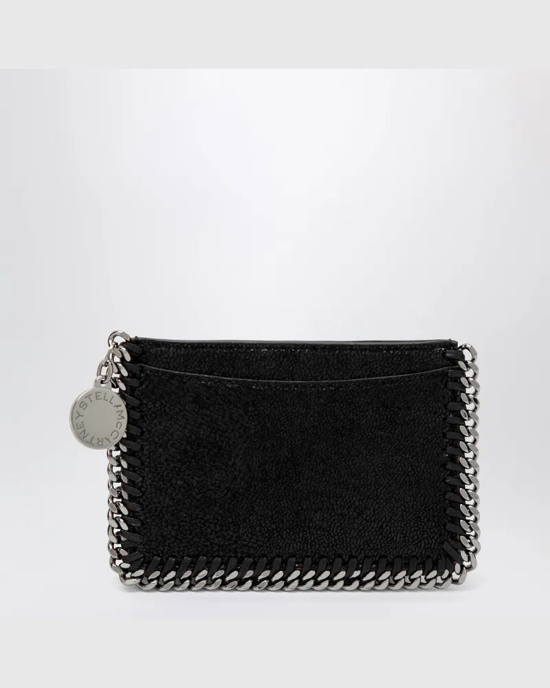Stella McCartney Schwarzer Falabella Kartenhalter Black