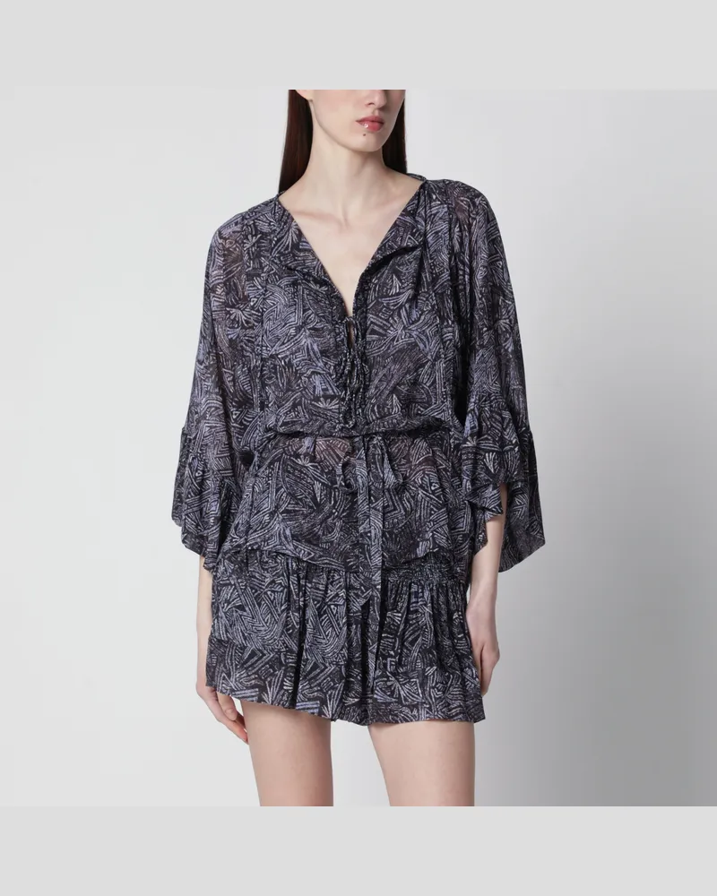 Isabel Marant Seidenbluse Faded Night Blue
