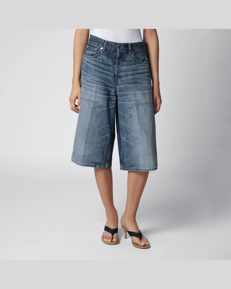 Haikure Weite Bermuda-Shorts von  in Blue Ryder Denim Blue