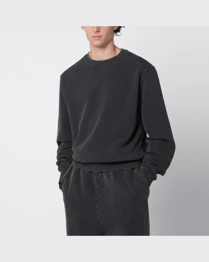 Entire Studios Pod Rundhals-Sweatshirt in verwaschenem Schwarz Black