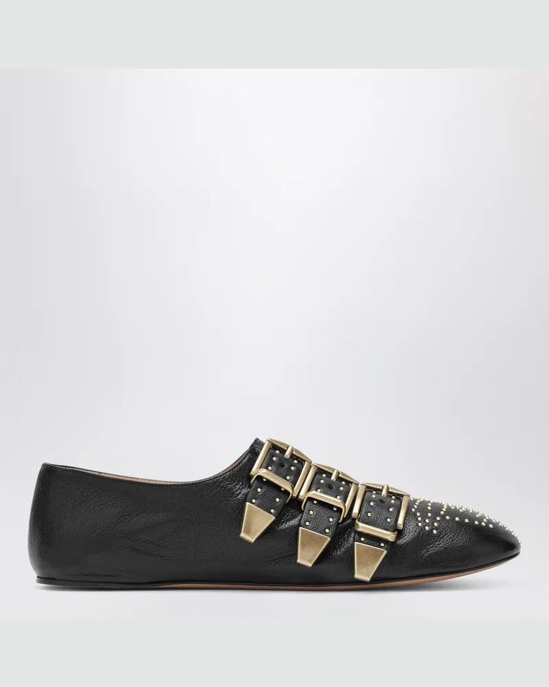 Chloé Susanna Flats in Schwarz Black