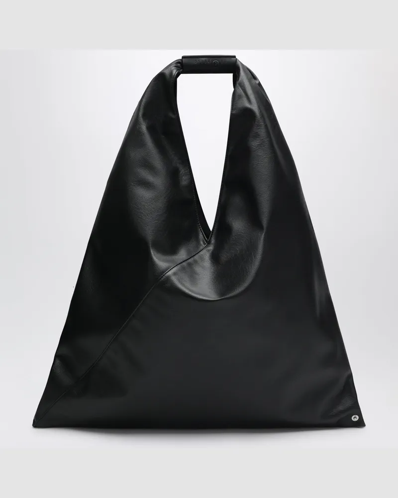 Maison Margiela Medium Japanese bag in black eco leather Black