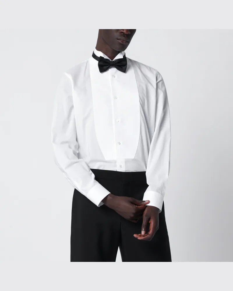 Gucci Weißes Smokinghemd White