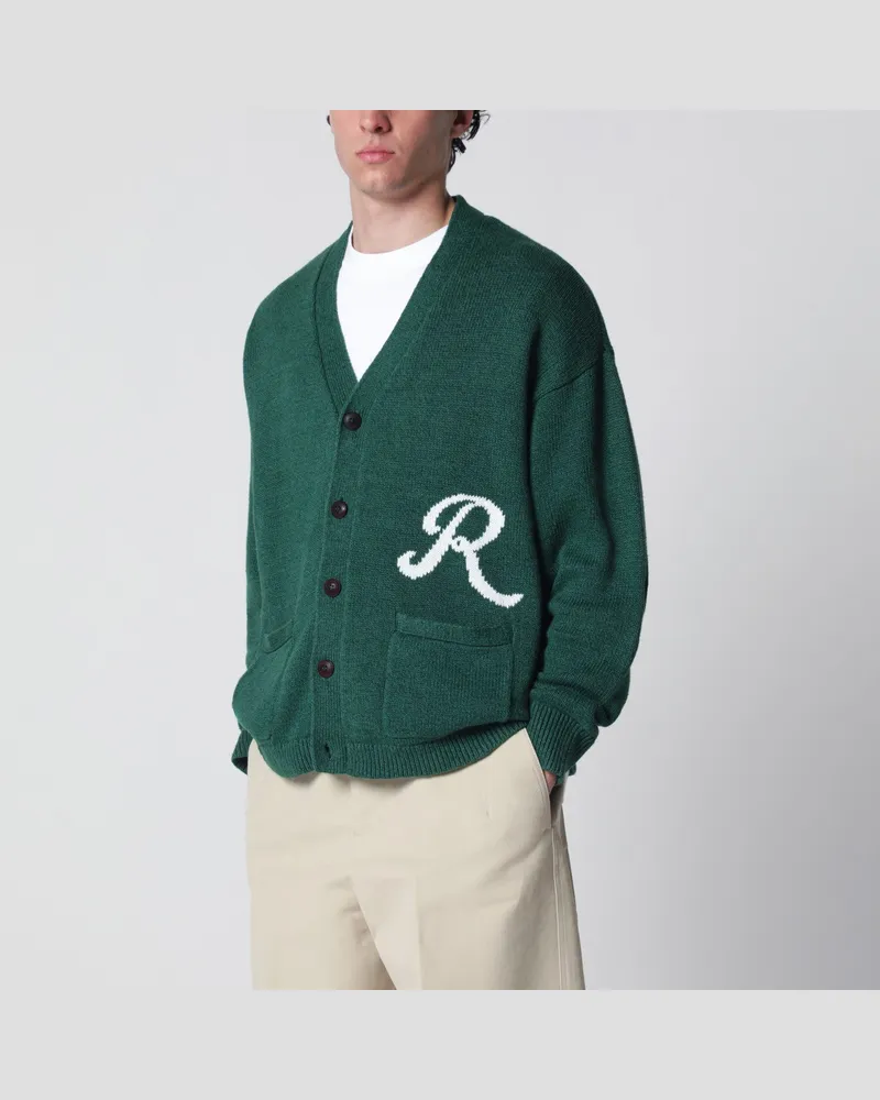 Ralph Lauren Waldgrüner Cardigan mit Ralph-Logo Green