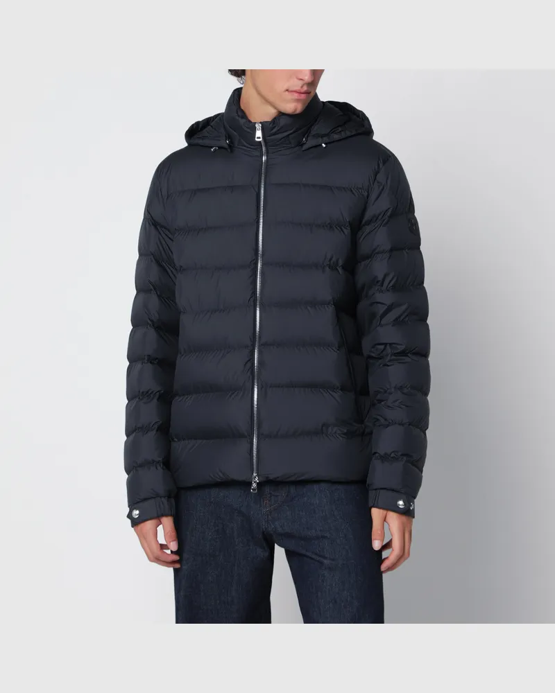 Moncler Kurze Arneb Daunenjacke in Blau Blue