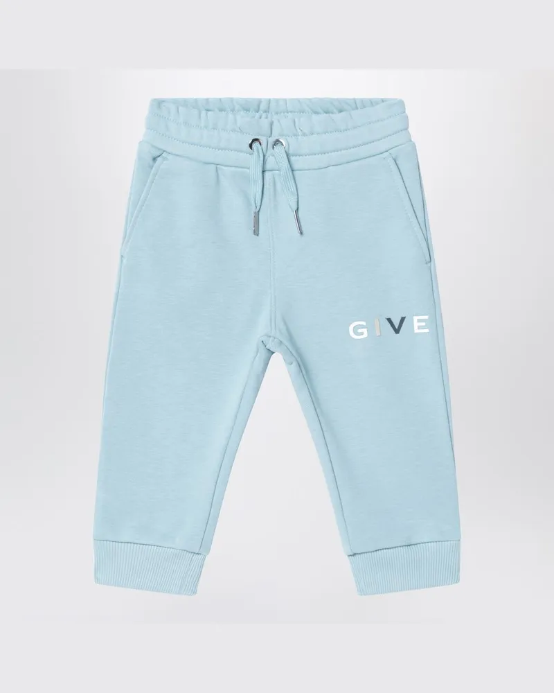 Givenchy Hellblaue Jogginghose mit Logo Hellblau