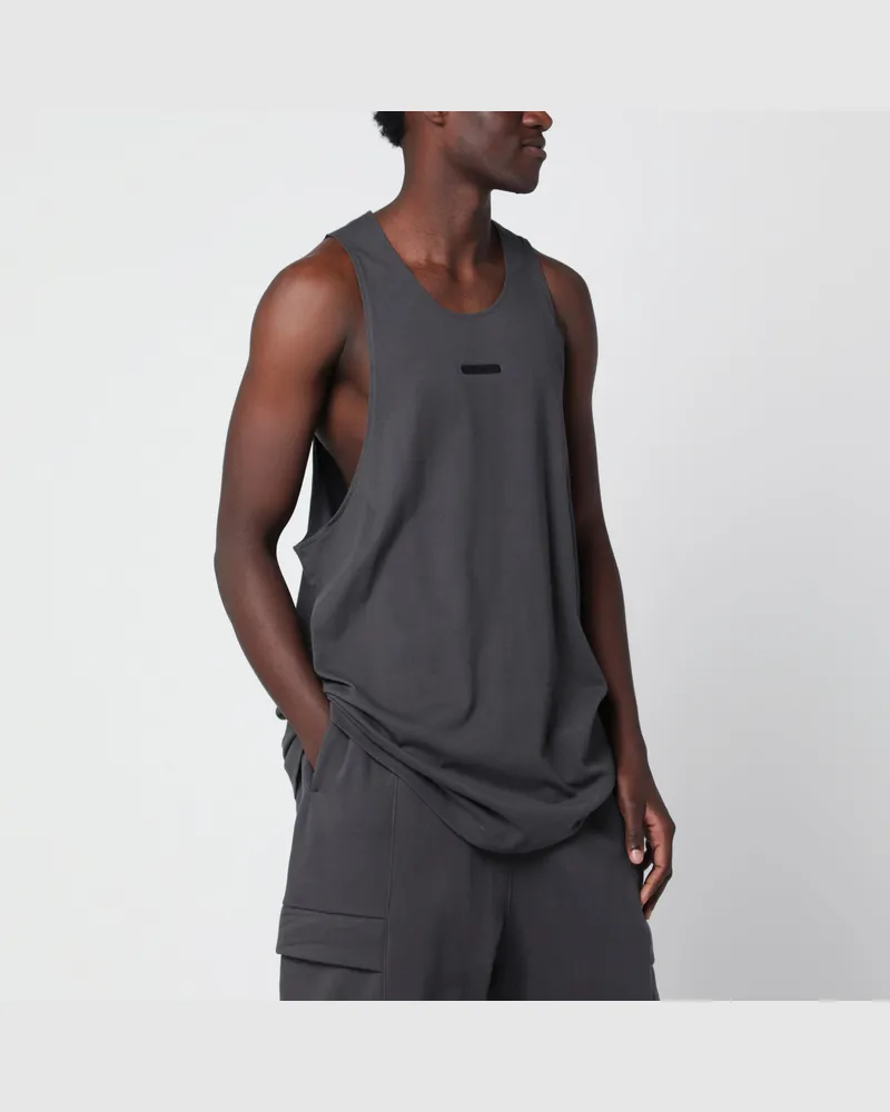Fear of God Essential Tanktop aus eisengrauer Baumwolle Grey
