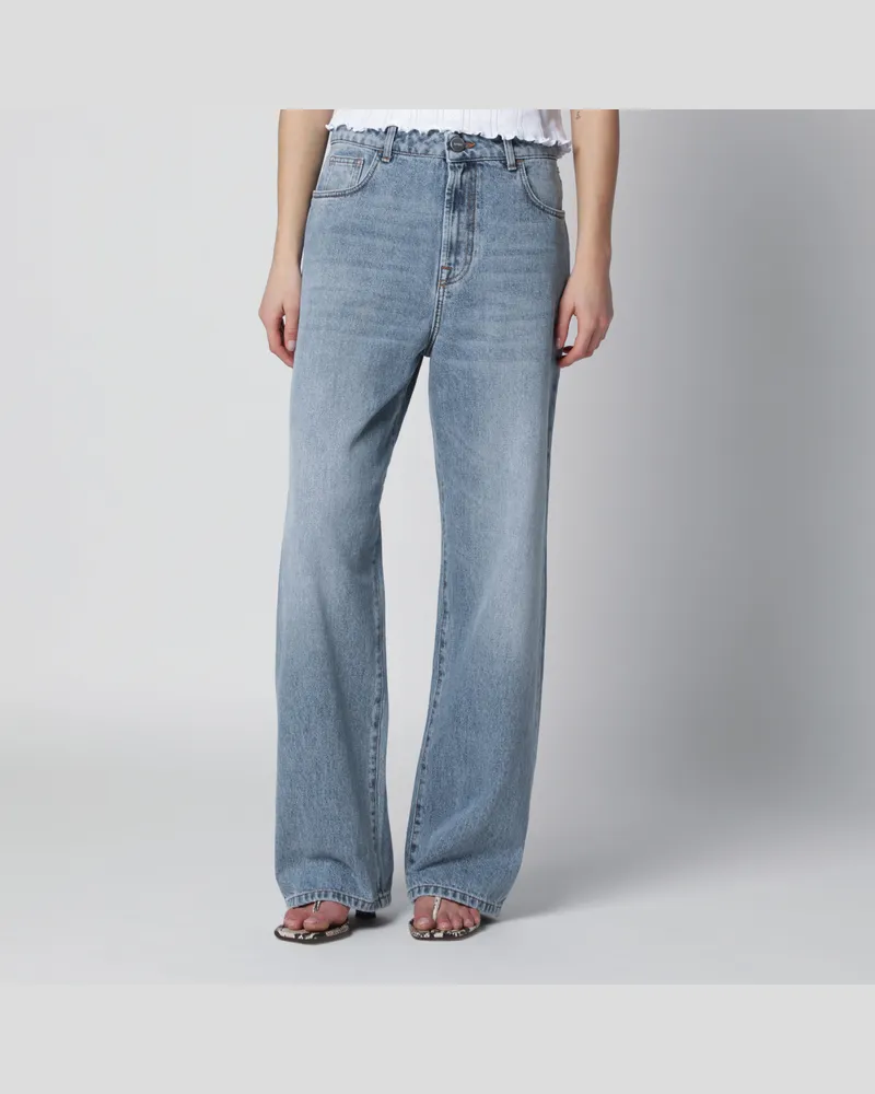 Róhe Weit geschnittene Jeans in Classic Blue Light