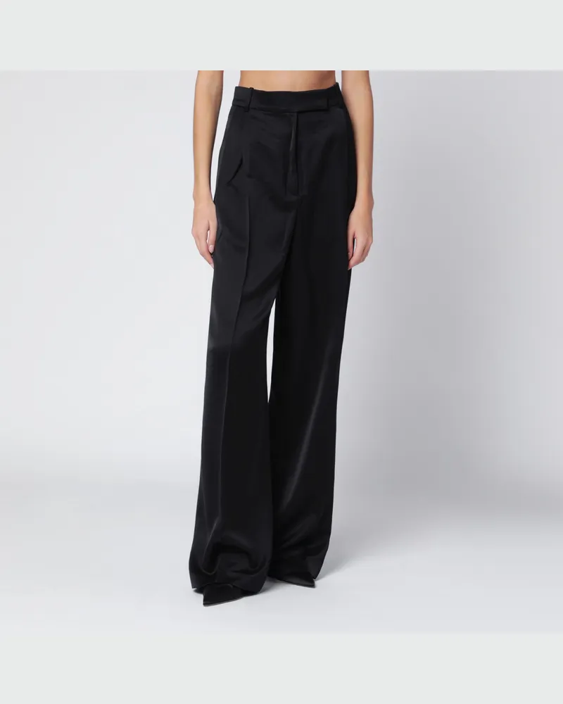 Róhe Schwarze Satin-Hose Black