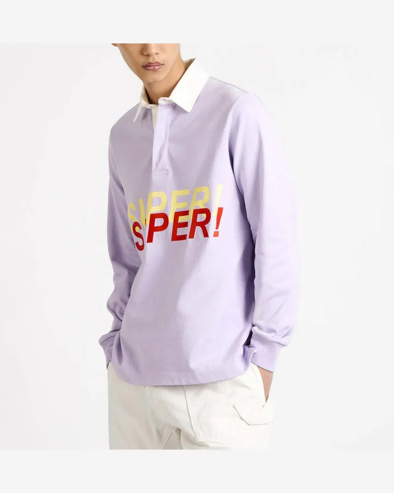 J.W.Anderson Super Super Poloshirt in Lila Purple