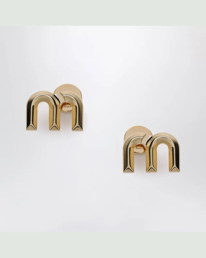 Miu Miu Ohrringe aus Messing Metal