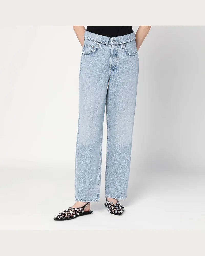 AGOLDE Echo-Jeans hellblau Hellblau