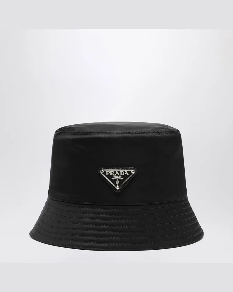 Prada Schwarzer Re-Nylon-Fischerhut Black