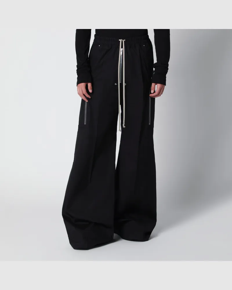 Rick Owens Schwarze Hose aus Baumwolle Black