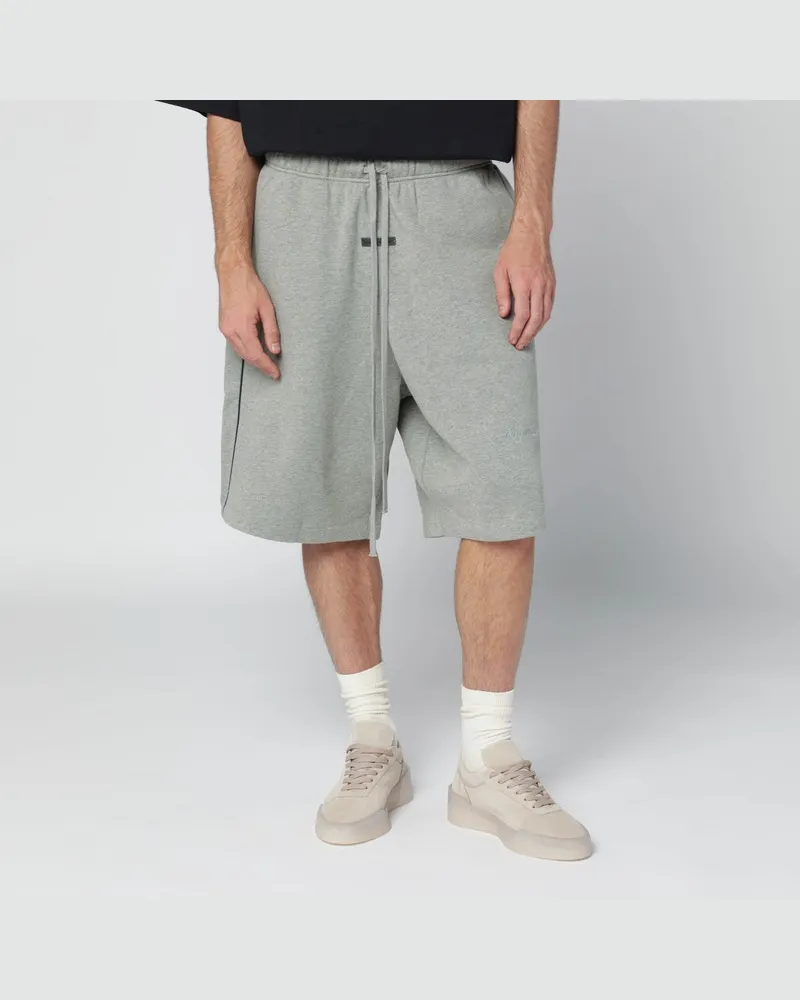 Fear of God Graue Shorts mit kontrastierenden Abschlüssen Schwarz