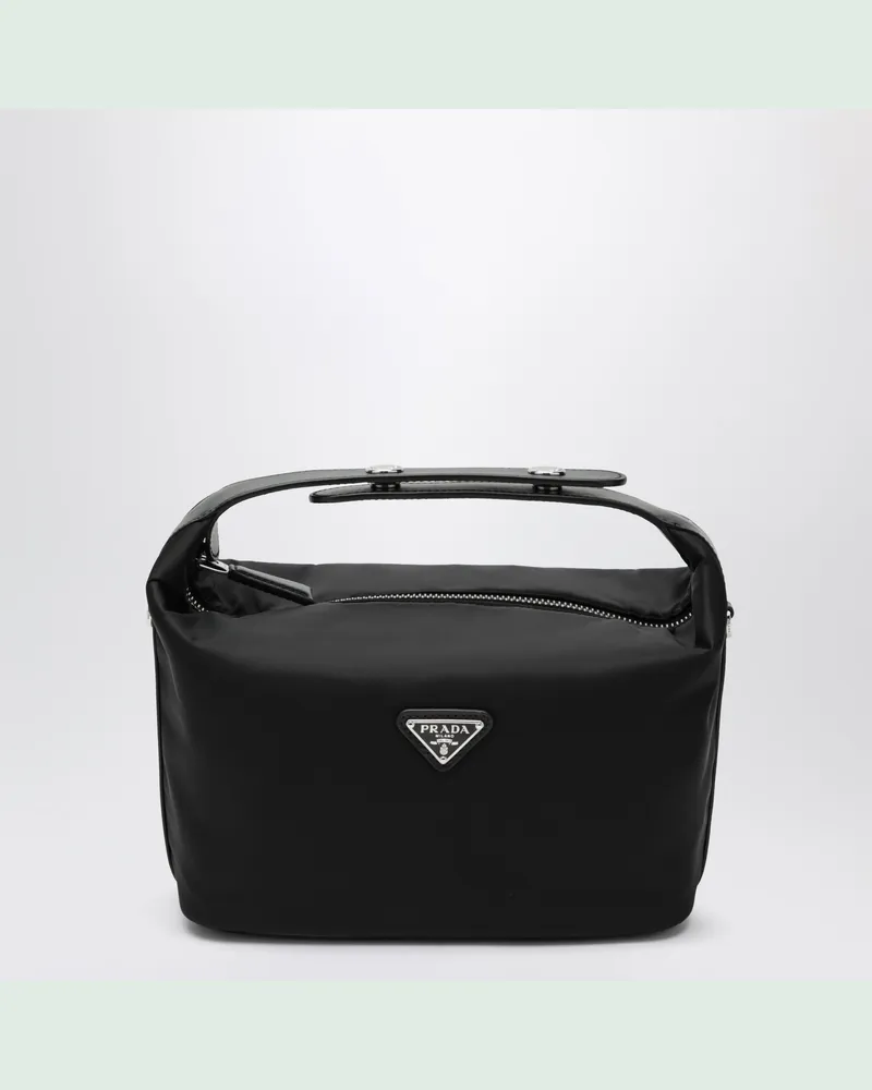 Prada Mini-Tasche Chérie aus Re-Nylon in Schwarz Black