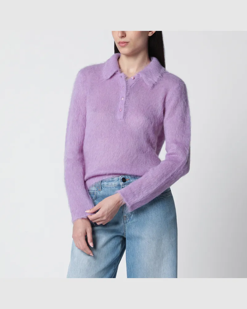 Chloé Cardigan aus Alpaka-Mischgewebe in Lavendel Purple