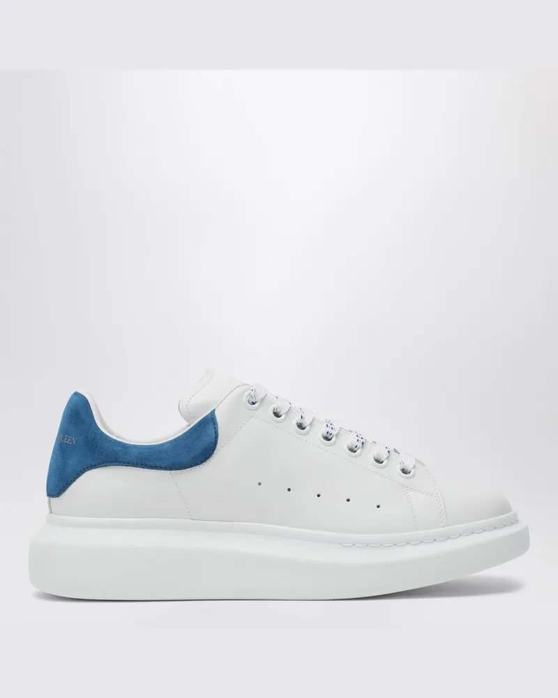 Alexander McQueen Weiß/blauer Oversize-Sneakers Weiß