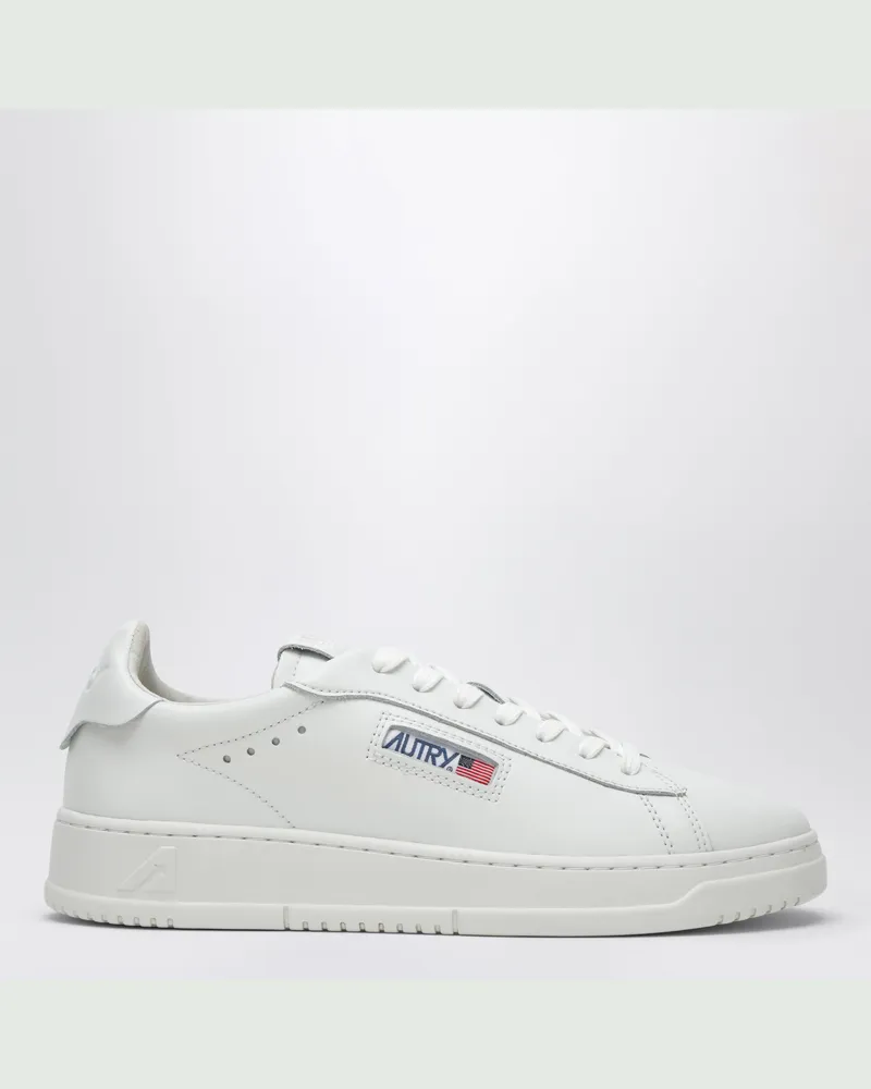 AUTRY Dallas Low Sneaker aus weißem Leder Beige