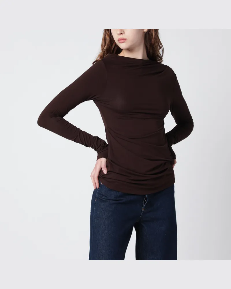 Entire Studios Twist-Top in Tabakfarbe Brown