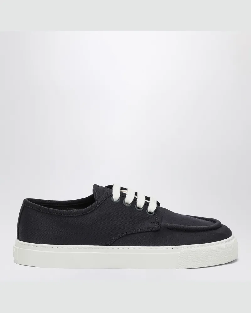 Prada Sneaker navyblau aus Baumwollcanvas Blue