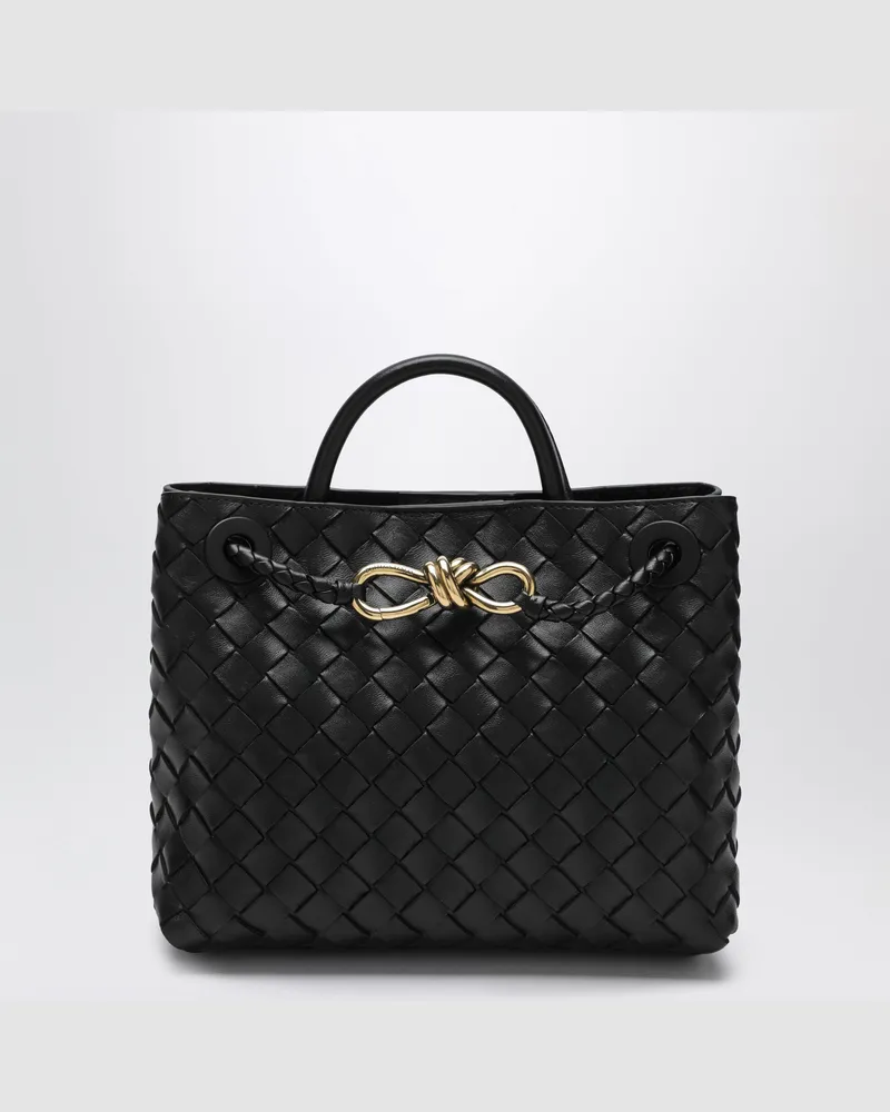 Bottega Veneta Kleine Andiamo Tasche in Schwarz Black