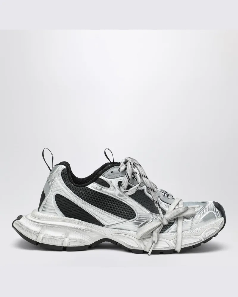 Balenciaga Schwarze, graue und weiße 3XL Gradient Sneaker Mehrfarbig