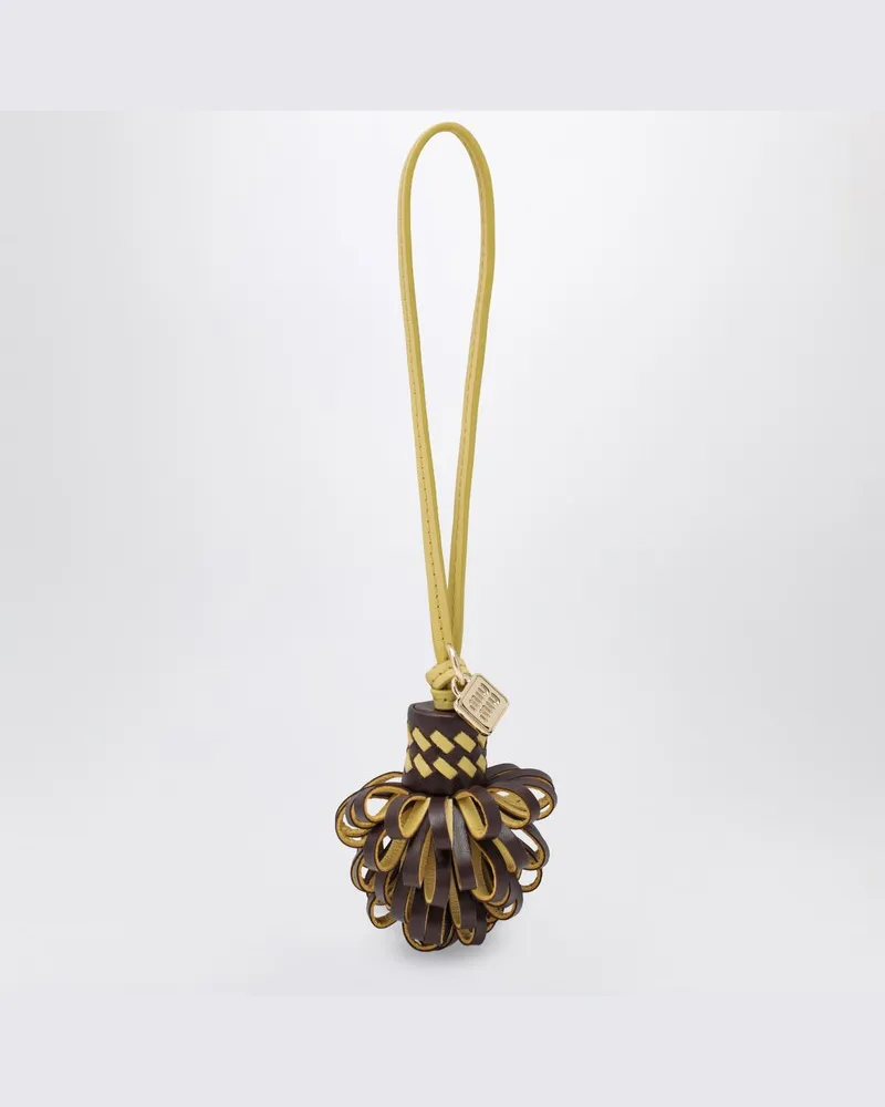 Miu Miu Braun/gelber Trick aus Nappaleder Mehrfarbig