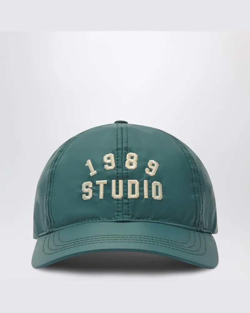 1989 STUDIO Dunkelgrüne Baseballmütze 1989 Grün