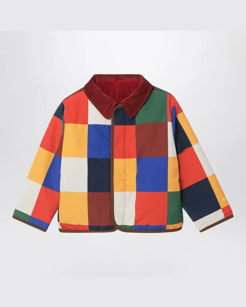 BOBO CHOSES Bordeauxfarbene wendbare Steppjacke Mehrfarbig