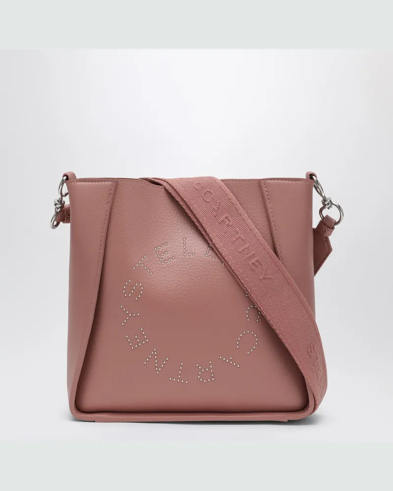Stella McCartney Rosa quadratische Umhängetasche mit Logo Pink