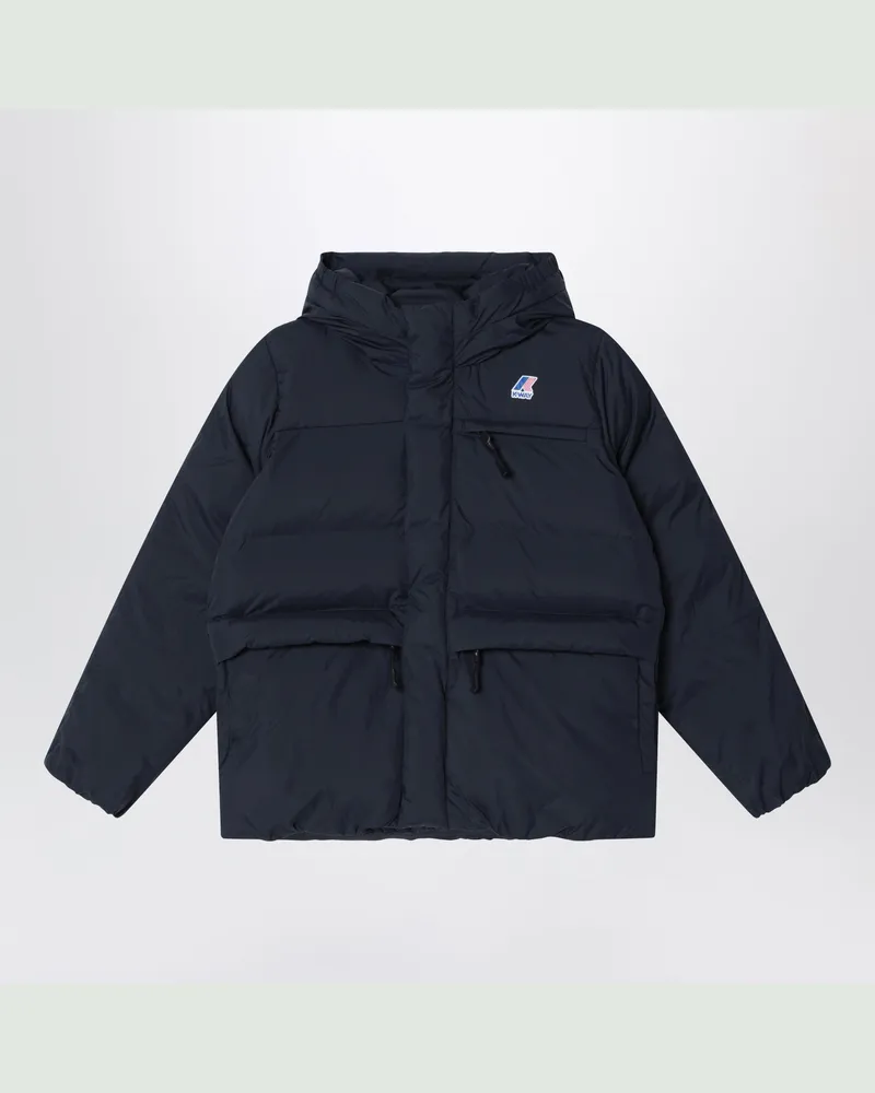 K-Way P. Le Vrai 4.0 Aurele Heavy Warm Jacke in Blau Blue