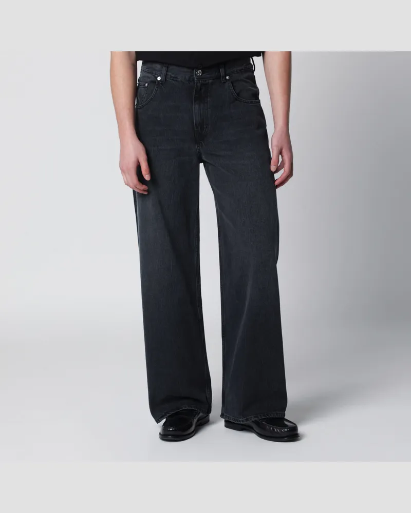 Séfr Relaxed Cut schwarz gewaschene Jeans Black