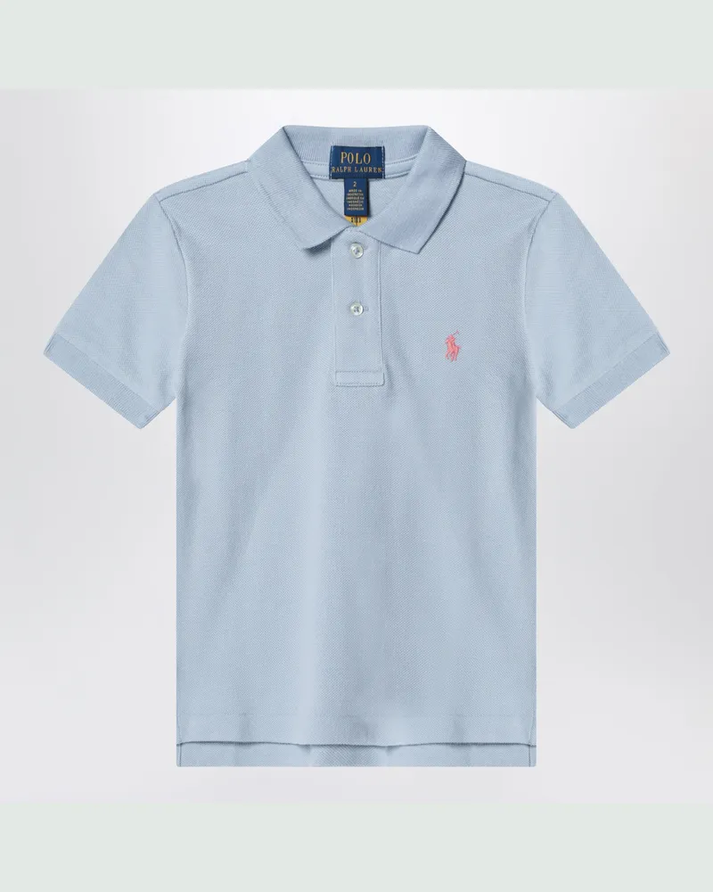 Ralph Lauren Hellblaues Baumwoll-Polohemd Light